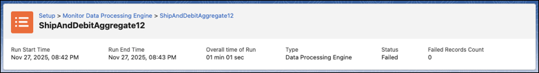 Highlights component of a definition's run.