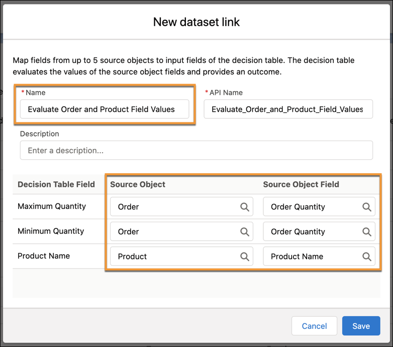 Example of a Dataset Link.