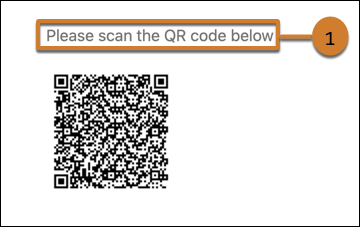 在字詞上加上呼叫的 QR 碼,請掃描下方的 QR 碼