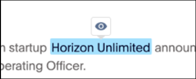 Preview icon for red highlighted text