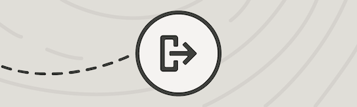Play button in a circle