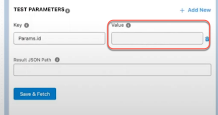 Paste the ID in the Value field of the FlexCard