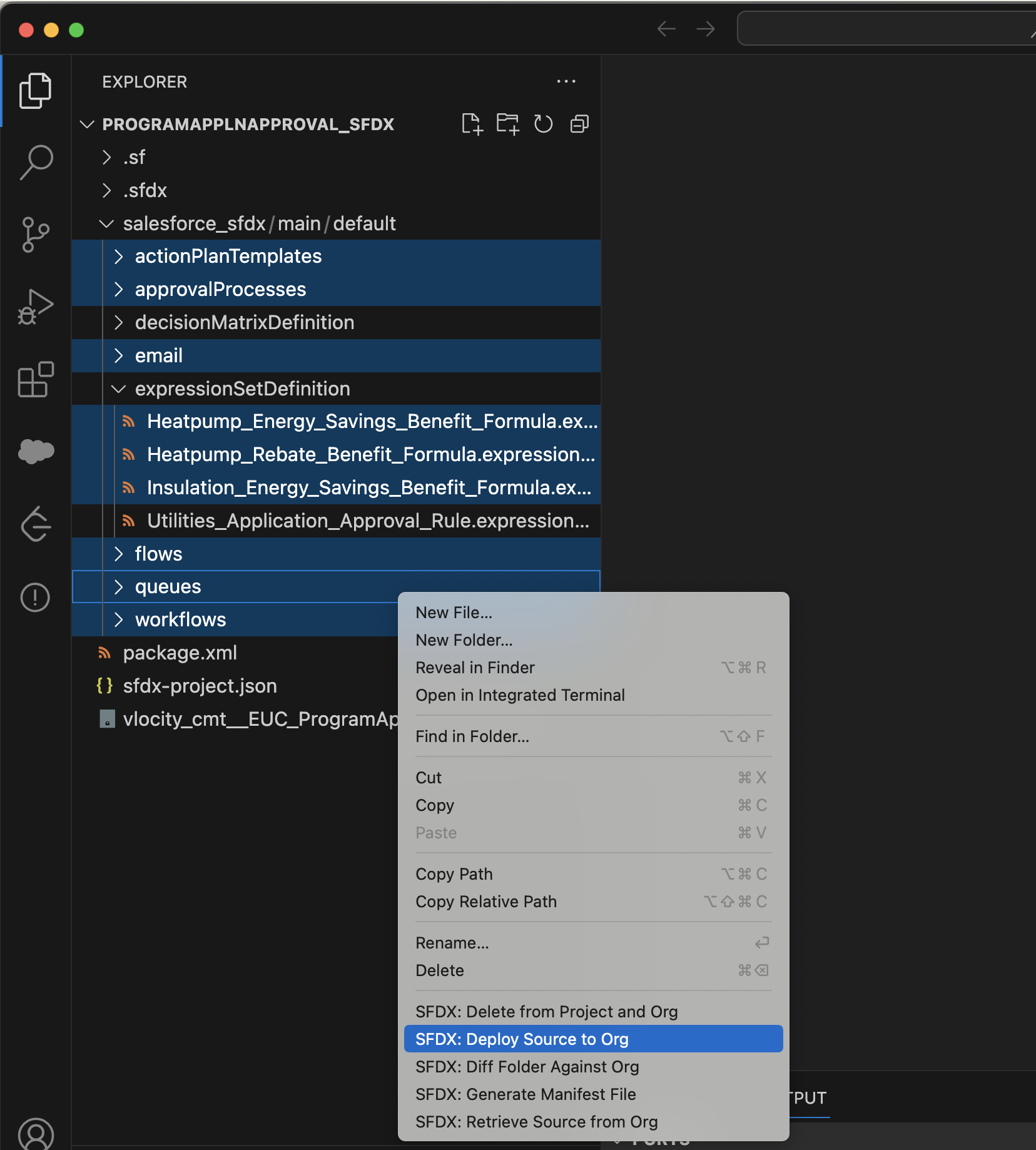Deploy all components except the expression set and decision matrix components