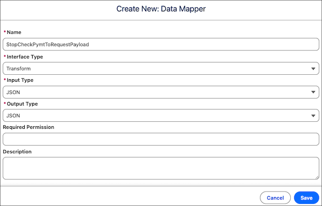 Create Data Mapper Transform