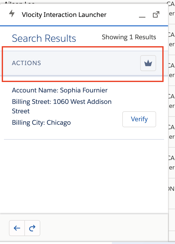 Interaction Launcher Add Actions