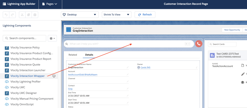 Interaction Wrapper Component