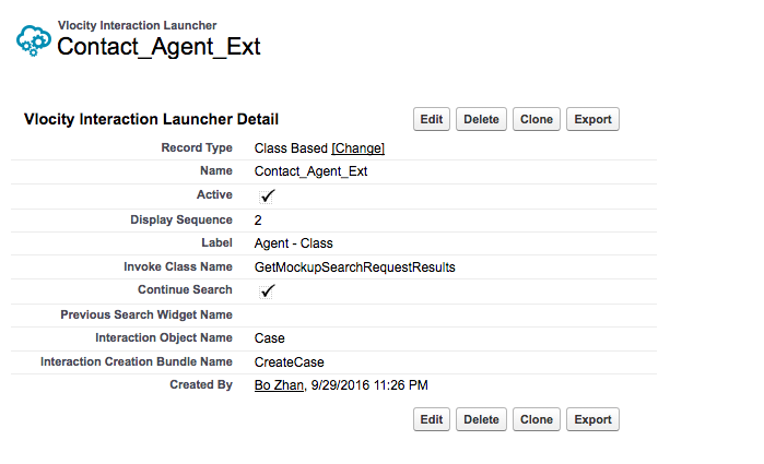 Interaction Launcher setup details