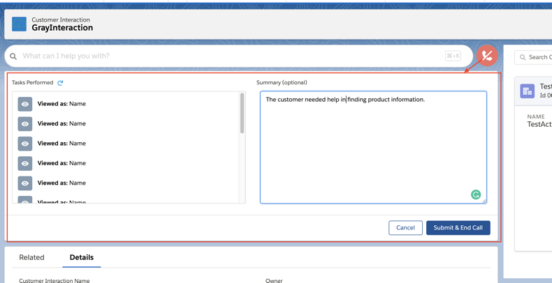 Interaction Wrapper Component Close Interaction