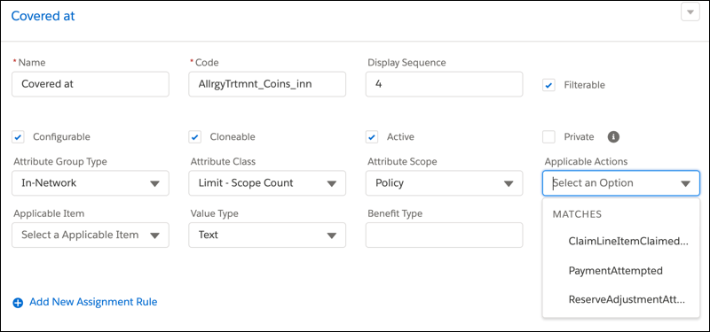 Power attribute configuration in Vlocity Attribute Designer