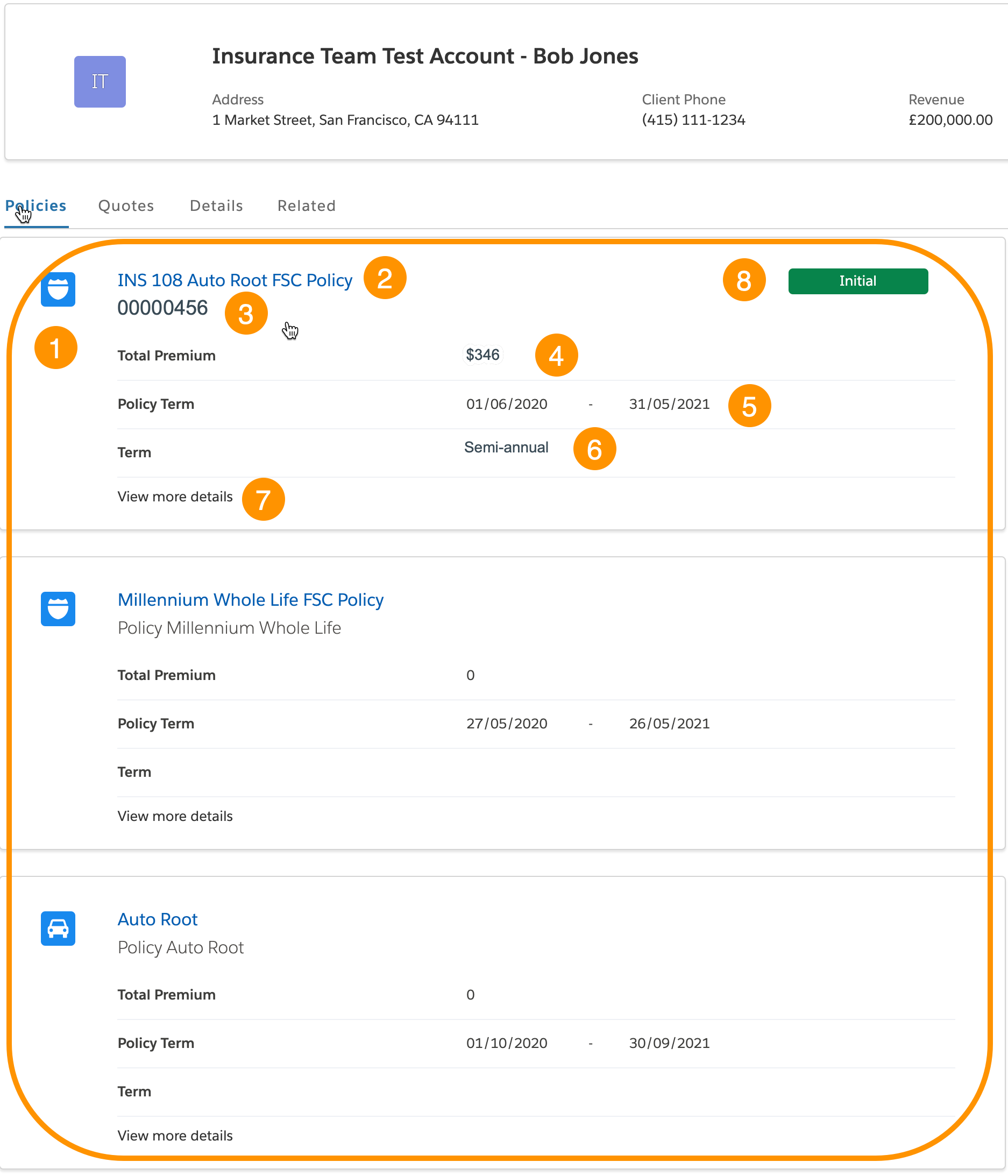 Illustrates how the component renders in the UI.