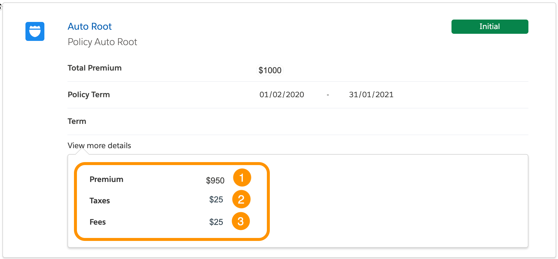 Illustrates how the components render in the UI.