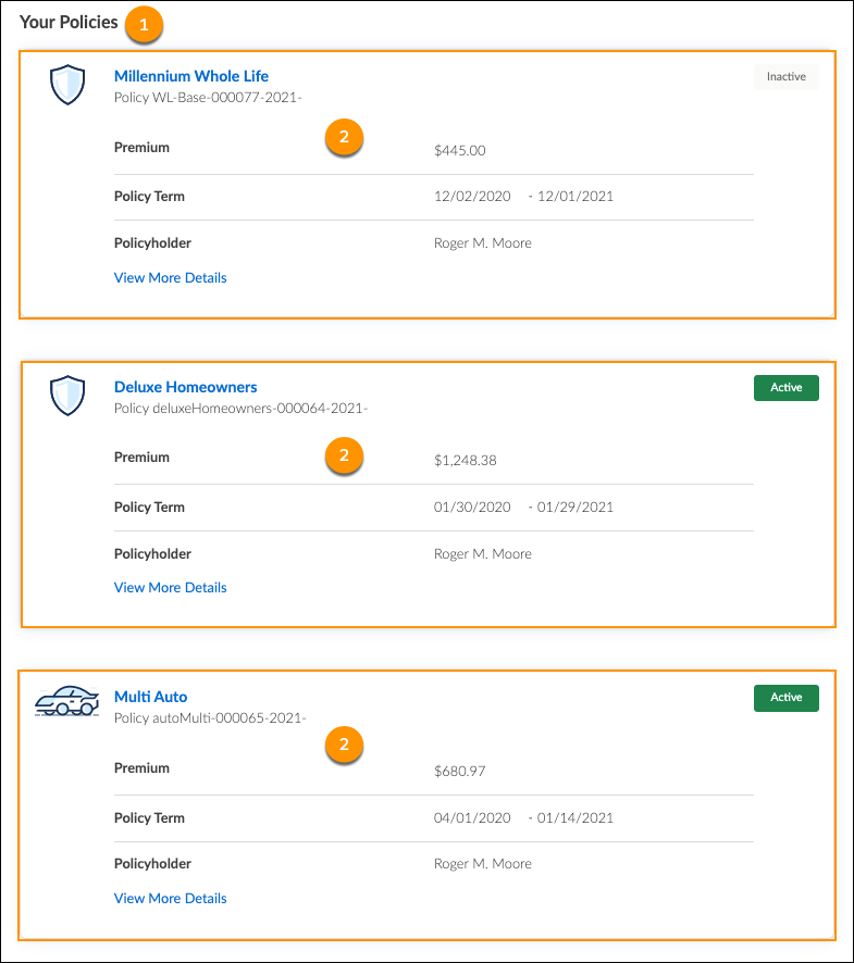 Illustrates how the component renders in the UI.