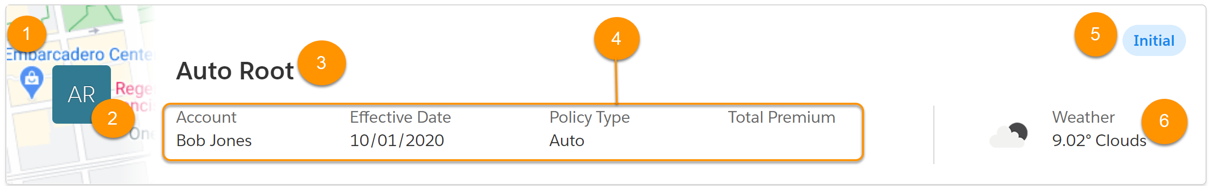 Illustrates how the component renders in the UI.