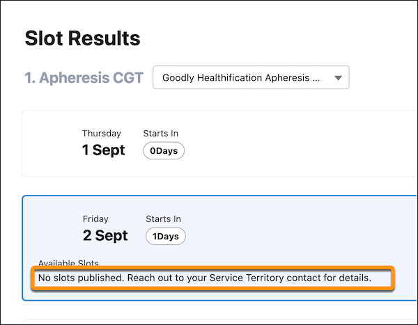 Der udgives ingen intervaller for Apheresis CGT. QTC-koordinatoren skal kontakte kontakten for Serviceområde for at få flere oplysninger.