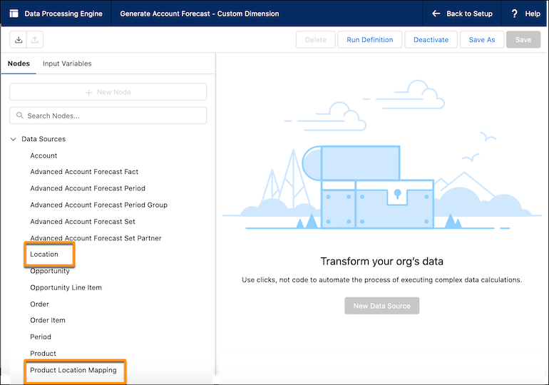 Generate DPE add data sources