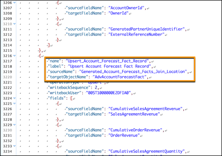 Writeback node source field API name