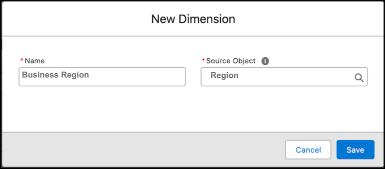 create new dimension