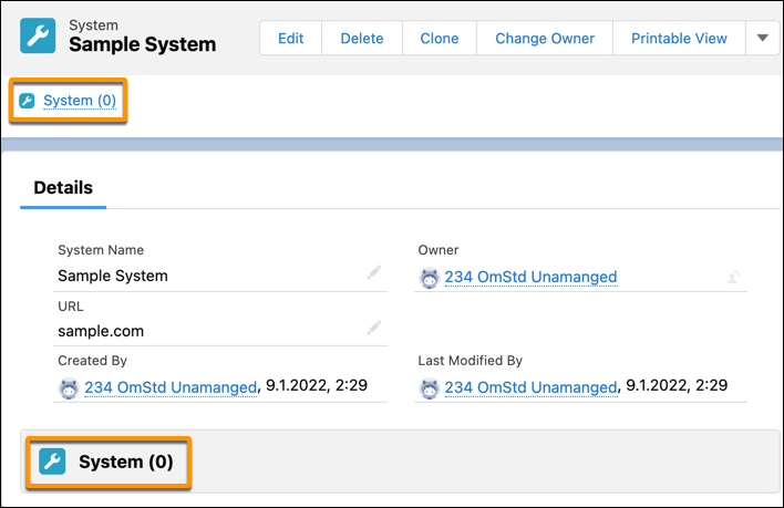 The System window with System highlighted in a box.