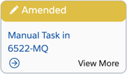 The Amended Orchestration Item State