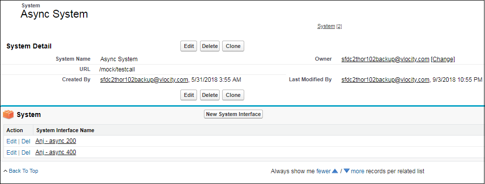 The System window.