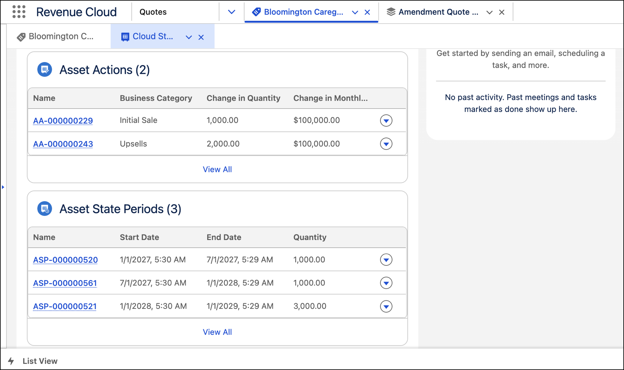 The Related tab of the Cloud Storage Pro asset