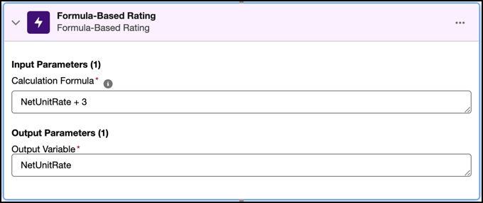 Formula-Based Rating element