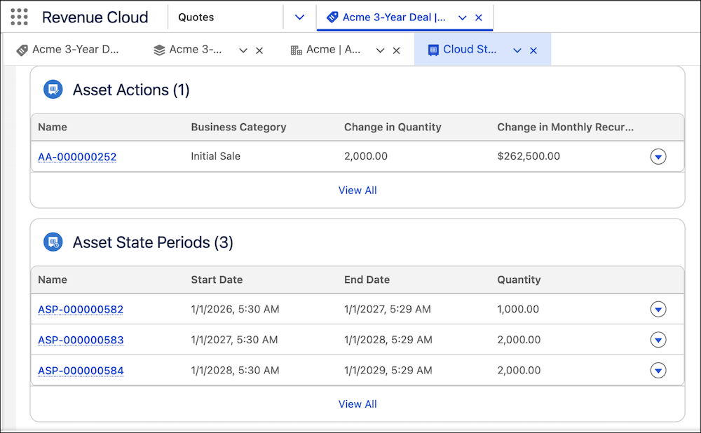 The Related tab of the Digital Education Solution asset