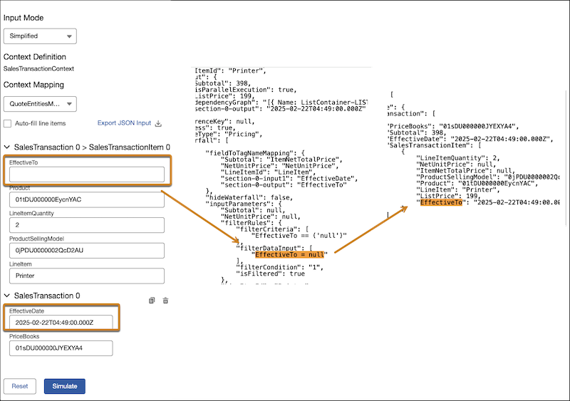 Assignment Element JSON