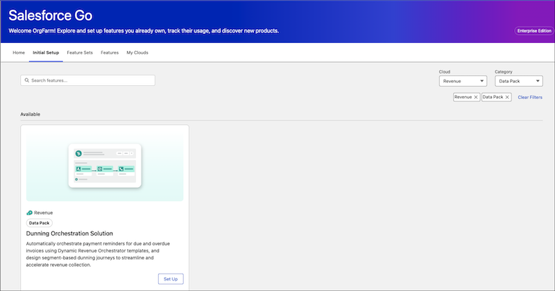 Dunning Orchestration configureren