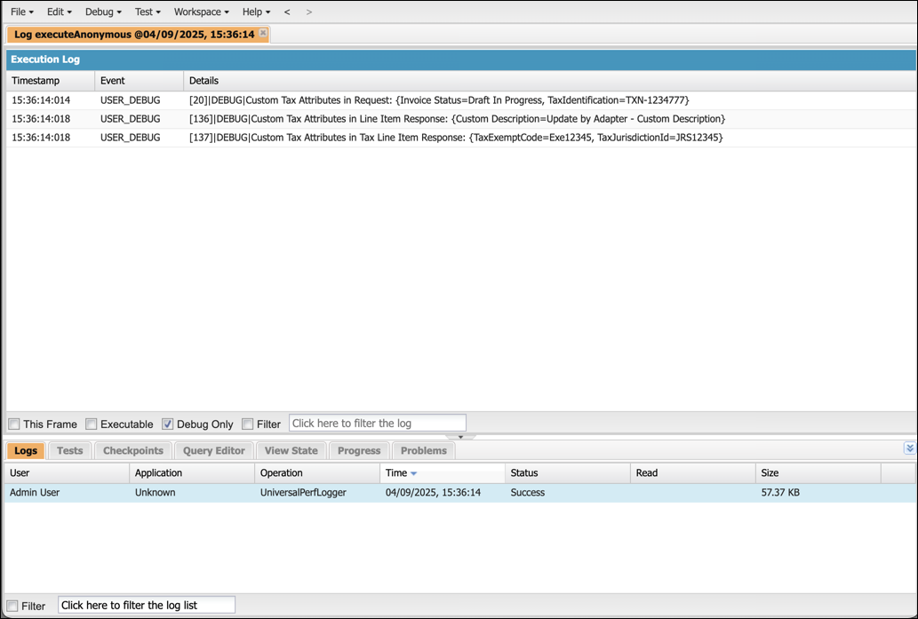 API Request and Response