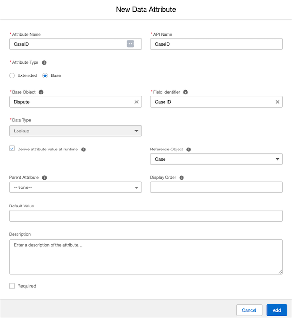 selecting a base object other than service catalog request