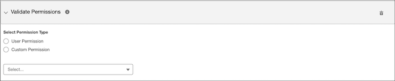 Validate Permissions in Stage Management builder.