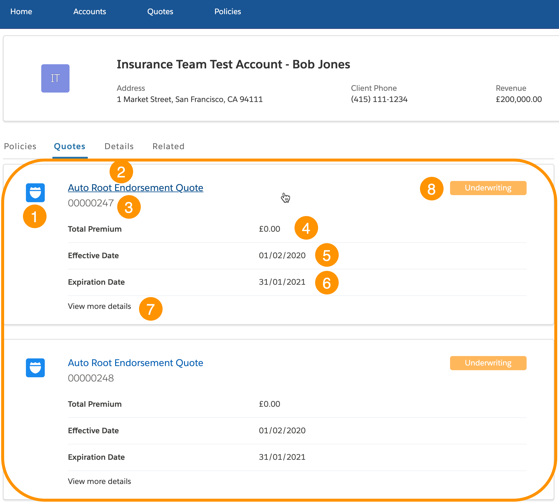 Illustrates how the component renders in the UI.
