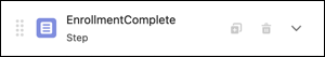 EnrollmentComplete OmniScript step