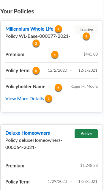 Illustrates how the component renders in the UI.