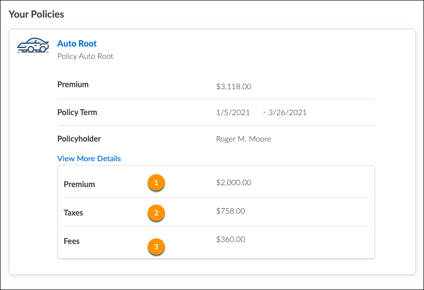Illustrates how the component renders in the UI.
