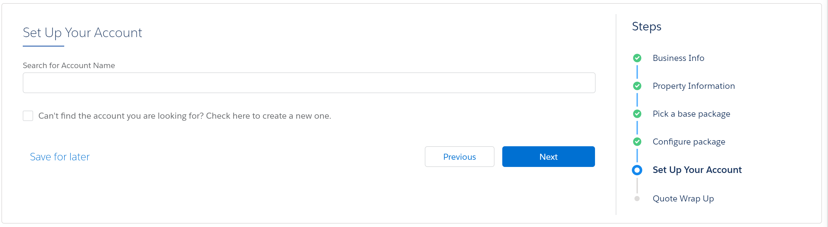 Illustrates the screen to set up user accounts.