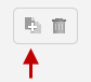 the Copy icon