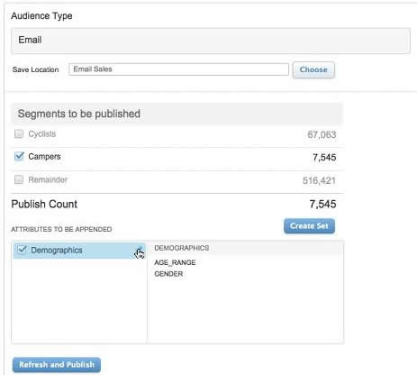 Audience Type Screenshot