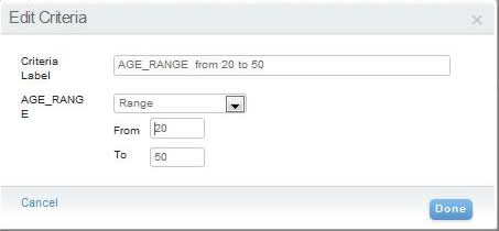 Edit Criteria Screenshot