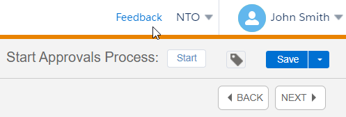 start approvals process