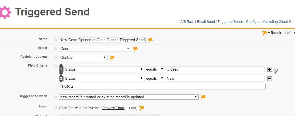 Filter criteria and filter logging