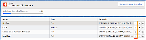Find and replace a calculated dimention from setup tab