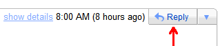 AddSender del menu di Gmail