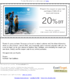 coupon di ringraziamento