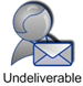 Undeliverable subscriber icon