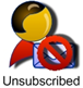 Unsubscribe Subscriber Icon