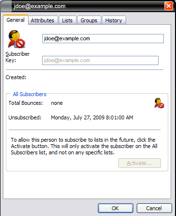 subscriber properties