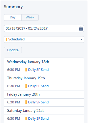 See a subset of automations based on the settings you pick.