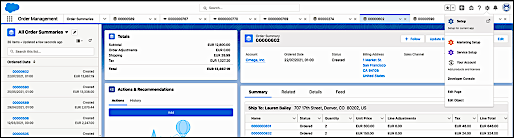 In Order Management Setup, Company Settings